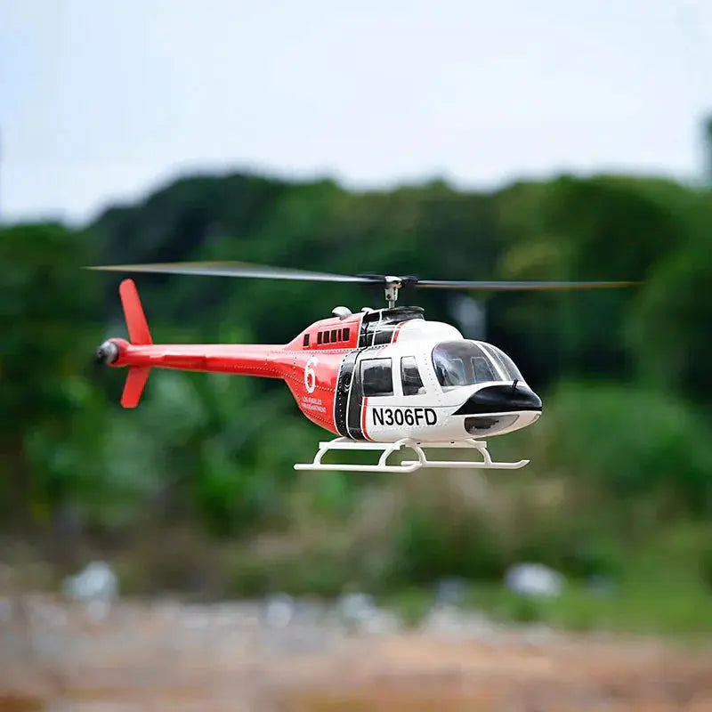 FLY WING Bell 206 V3 470 CLASS Large RC Helicopter With H1 Flight Cont