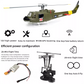 FLYWING UH1 Huey Helicopter V4 Upgrade Version 450L Class 6CH Brushless GPS Stabilized Altitude Hold RC Helicopter H1 Flight Controller