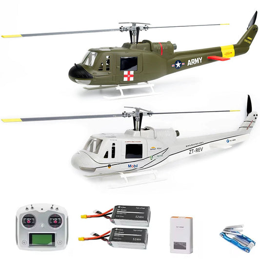 FLYWING UH1 Huey Helicopter V4 Upgrade Version 450L Class 6CH Brushless GPS Stabilized Altitude Hold RC Helicopter H1 Flight Controller