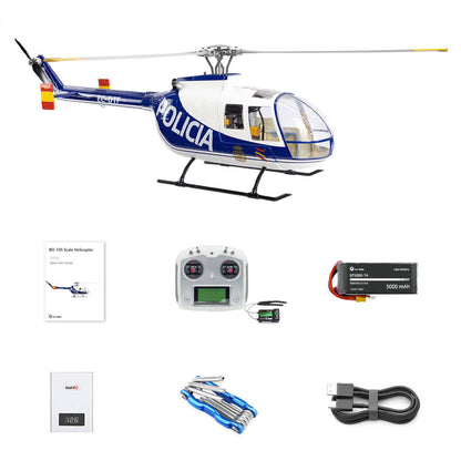 FLYWING BO-105 RC Helicopter 450L Class 6CH Brushless GPS Stabilized Altitude Hold RC Helicopter H1 Flight Controller - FUNYAT