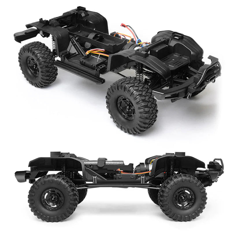 HB R1001 BRONCO 1:10 Full-Scale RC Car 4WD Off-Road Rock Crawler with LED Light RTR RC Toy