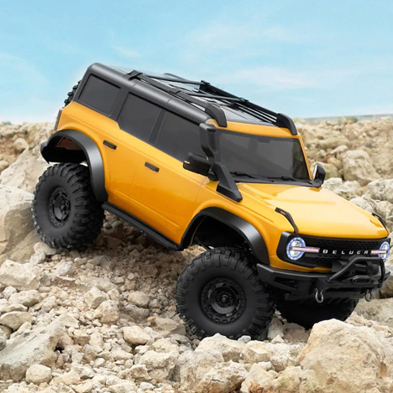 HB R1001 BRONCO 1:10 Full-Scale RC Car 4WD Off-Road Rock Crawler with LED Light RTR RC Toy