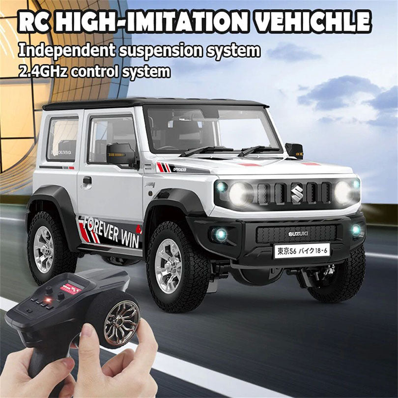 HG HG4-53 TRASPED 1/16 2.4G 4WD RC Car for SUZUKI JIMNY Rock Crawler LED Light Simulated Sound Off-Road Climbing Truck RTR Model