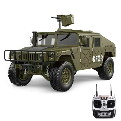 HG P408 RC Car 1/10 2.4G 4WD U.S.4X4 Hummer Military Vehicle Truck Toys