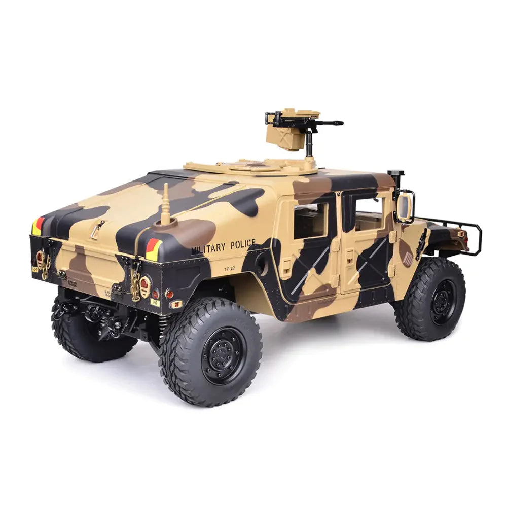 HG P408 RC Car 1/10 2.4G 4WD U.S.4X4 Hummer Military Vehicle Truck Toys