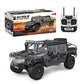 HG P415A 4WD U.S.4X4 Hummer H1 Military Truck 1/10 RC Car Metal Simulation Pickup Upgraded Sound/Light effect Toys