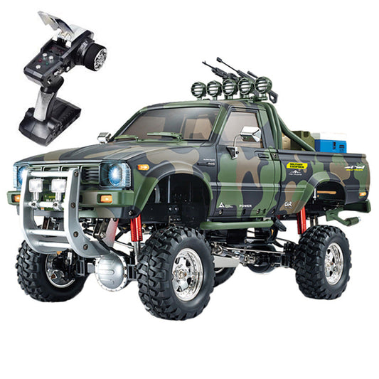 HG P417 1/10 2.4G 4WD Middle East Pickup Truck Crawler Climbing Off-Road Car with LED Light RTR RC Toy