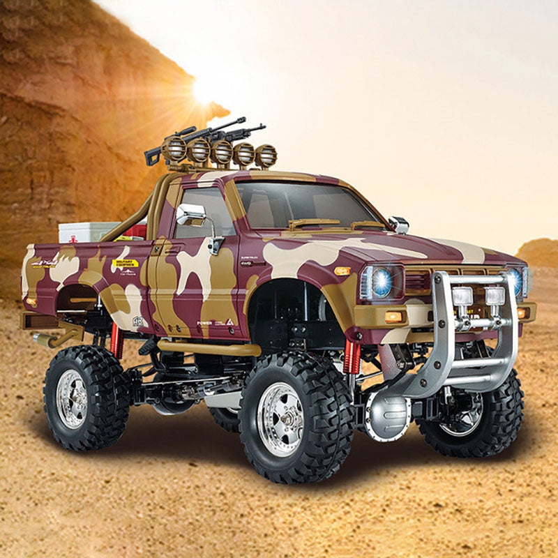 HG P417 1/10 2.4G 4WD Middle East Pickup Truck Crawler Climbing Off-Road Car with LED Light RTR RC Toy