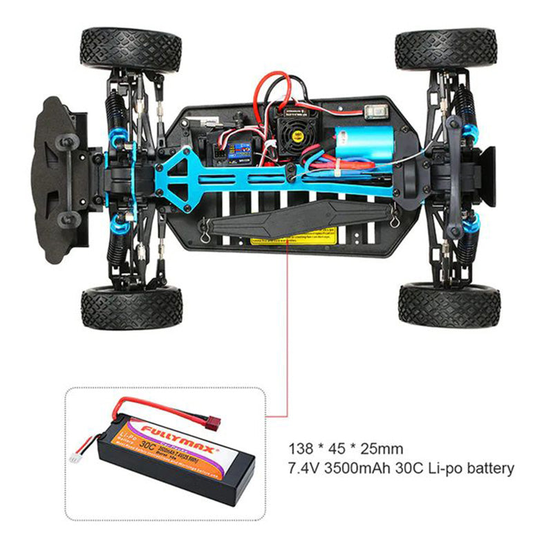 HSP 94118 PRO 1:10 4WD Electric Brushless High Speed Off-Road Rally Racing 2.4G RC Model Car RTR Version