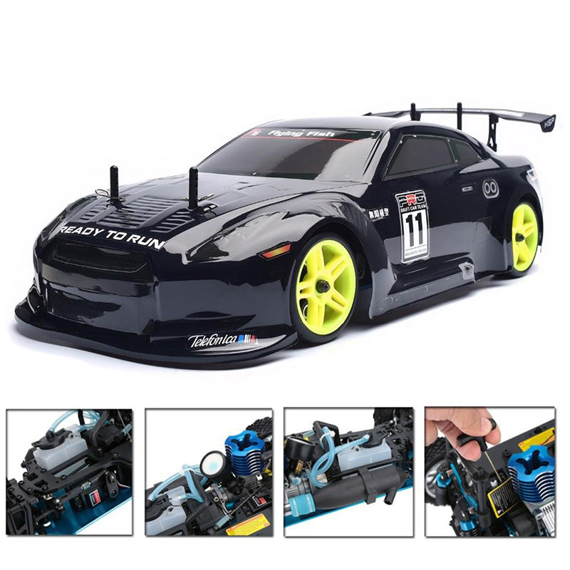 HSP 94122 Nitro Powered Drift Racing 1/10 2.4G 4WD RC Car Two Speed On-Road Racing Car