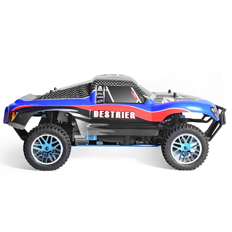 HSP 94155 Nitro Powered RC Car 1/10 4WD Off-Road Buggy Short Truck Upgraded Two-Speed Ball Head Version