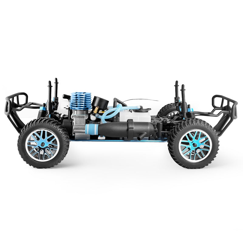 HSP 94155 Nitro Powered RC Car 1/10 4WD Off-Road Buggy Short Truck Upgraded Two-Speed Ball Head Version