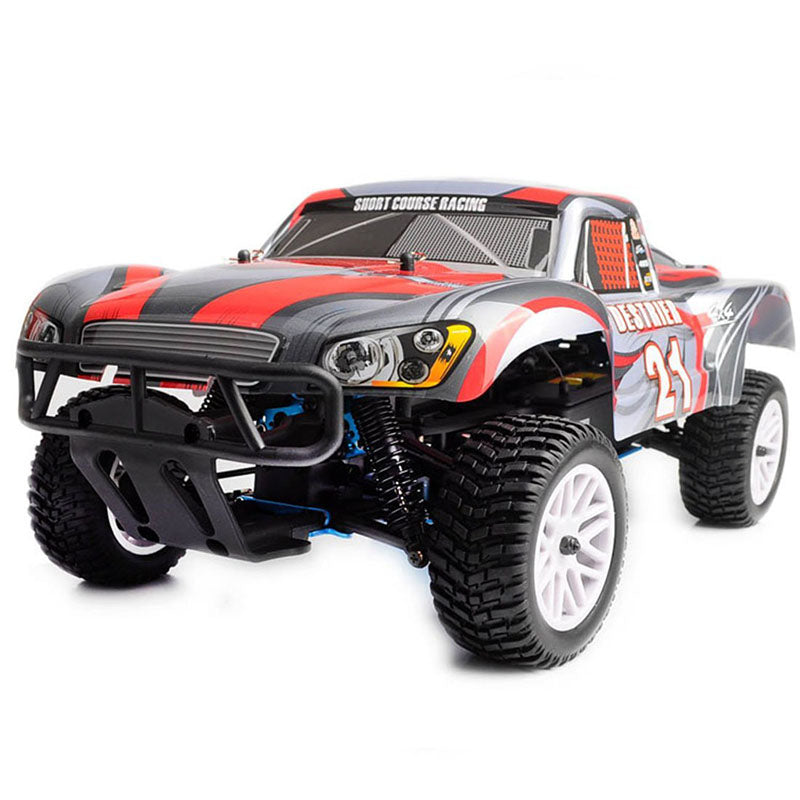 HSP 94155 Nitro Powered RC Car 1/10 4WD Off-Road Buggy Short Truck Upgraded Two-Speed Ball Head Version