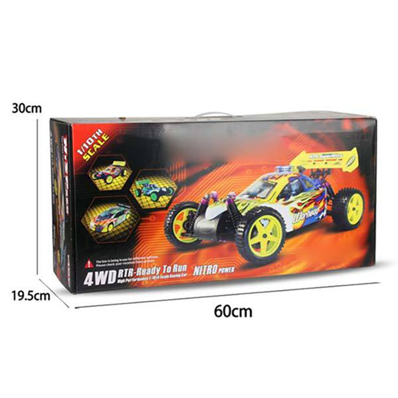 HSP 94166 RC Car 1/10 4WD Nitro Gas Powered Off-Road Drift Racing Vehicle