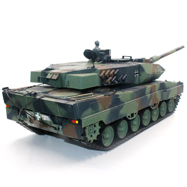 RC Tank Heng Long 3889-1 1/16 TK7.0 German Leopard 2A6 320° Spin Turret Metal RC tank Toys