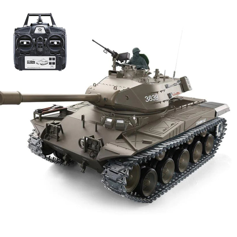 RC Tank Heng Long M41A3 1/16 3839-1 2.4G RC Full Metal Version Tank