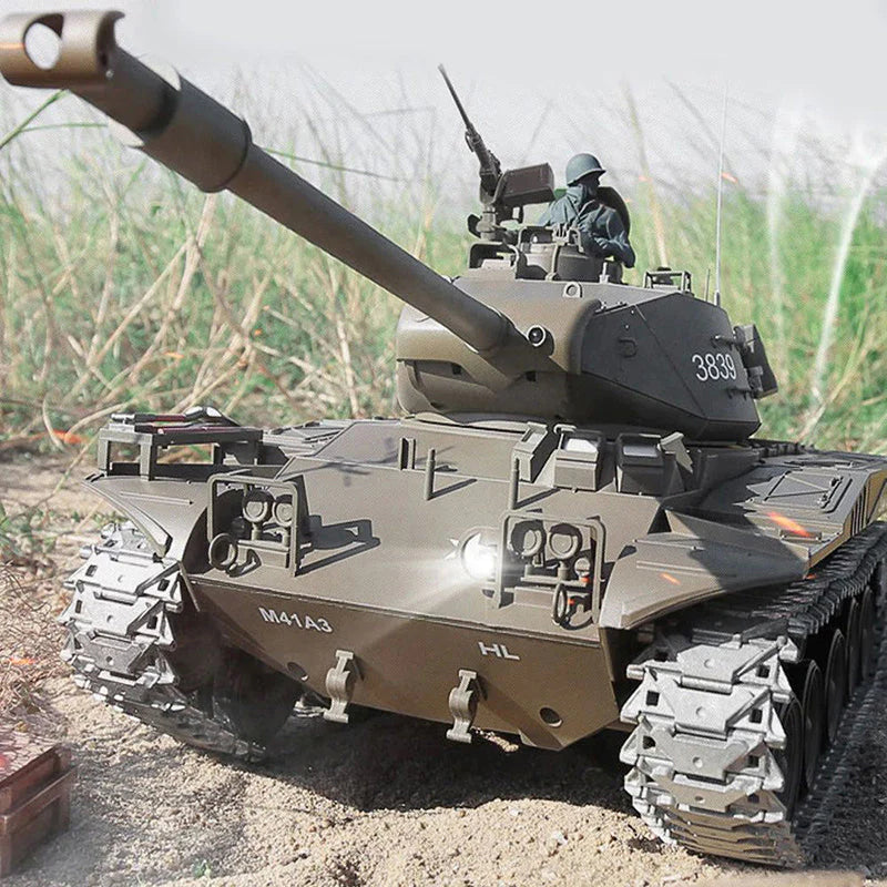 RC Tank Heng Long M41A3 1/16 3839-1 2.4G RC Full Metal Version Tank