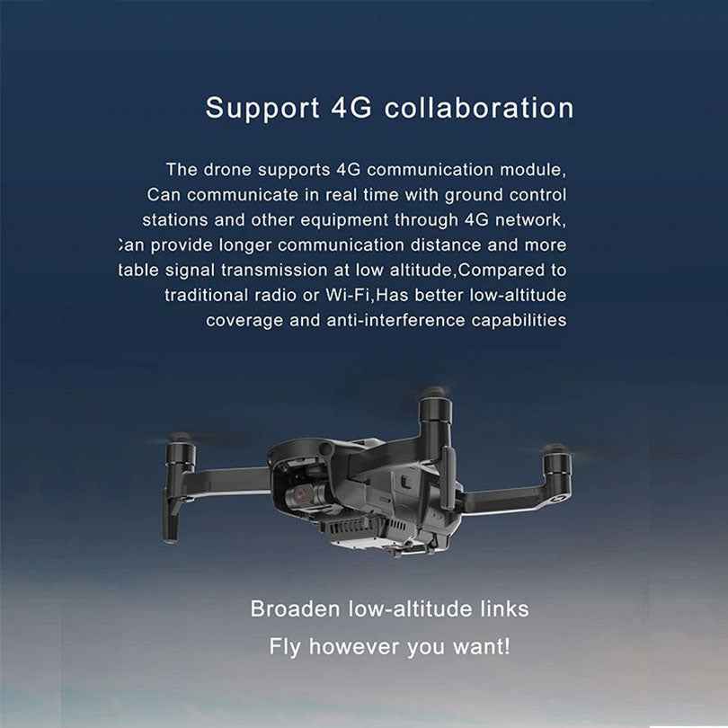 Hubsan Blackhawk 2 3-Axis Gimbal 4K Drone 4G Module Built-in Version 10KM image transmission Professional aerial photography Quadcopter