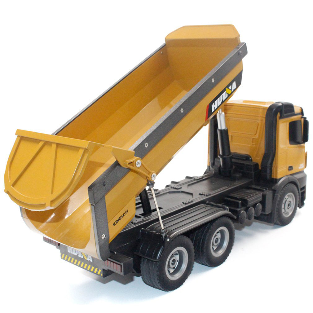 Huina 1573 Alloy Dump Truck Construction Truck RC Car 1:14 10CH Toy Car