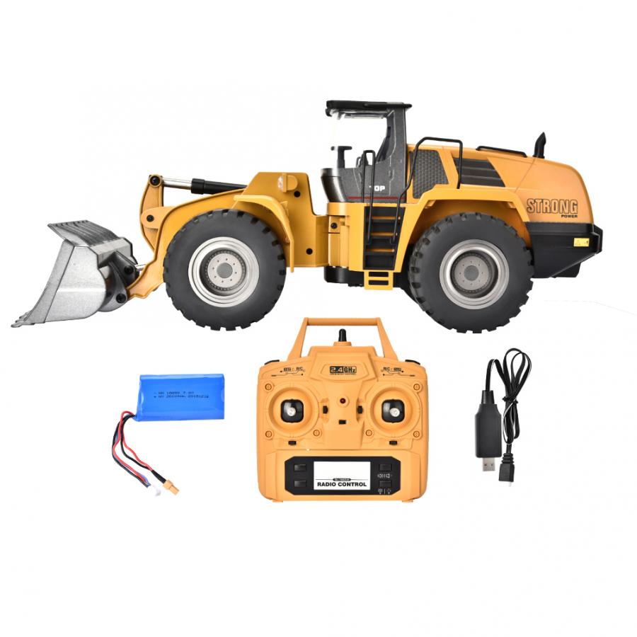 Huina 583 Alloy Bulldozer Excavator 2.4G 10CH 1:14 Engineering Construction RC Car