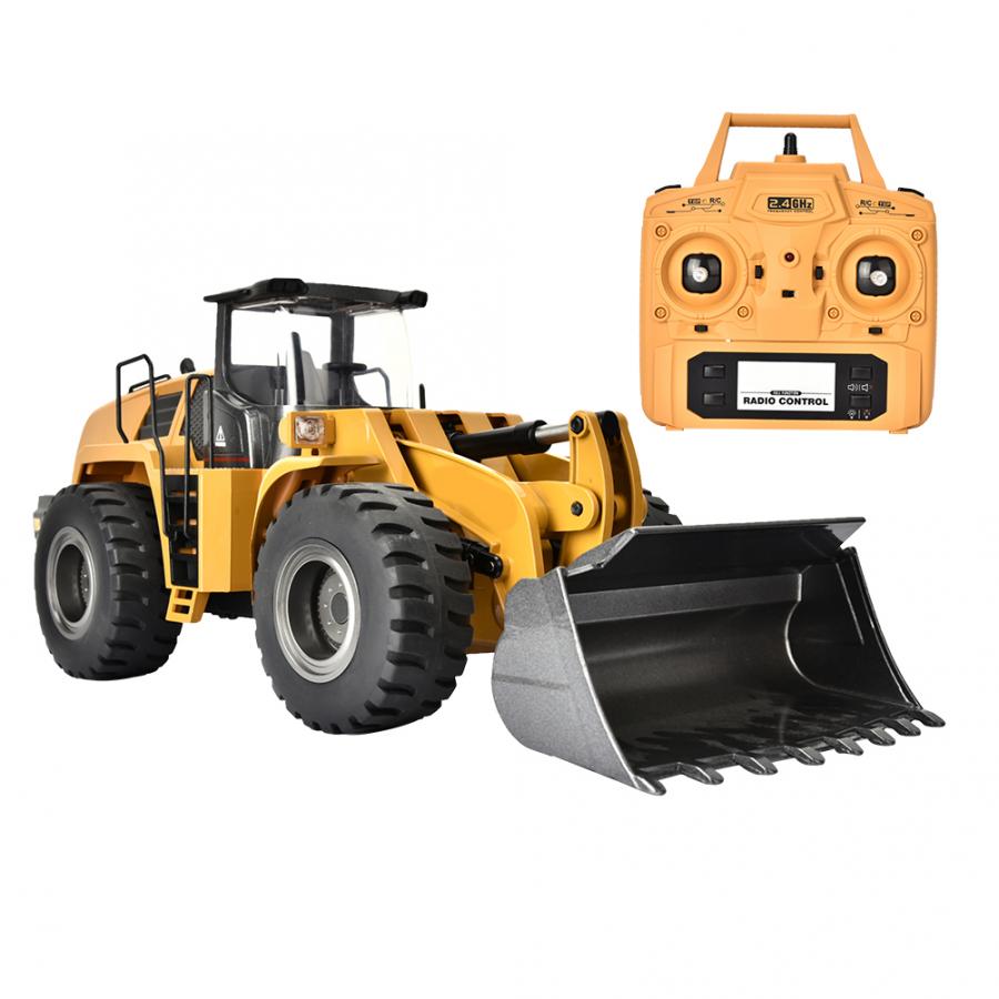 Huina 583 Alloy Bulldozer Excavator 2.4G 10CH 1:14 Engineering Construction RC Car