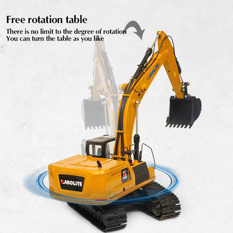 Huina Kabolite 336 Full Alloy Excavator Simulation Hydraulic Excavator HighQuality RC Car Toy