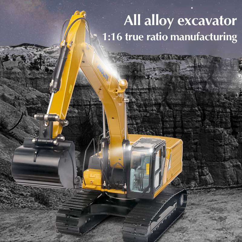 Huina Kabolite 336 Full Alloy Excavator Simulation Hydraulic Excavator HighQuality RC Car Toy