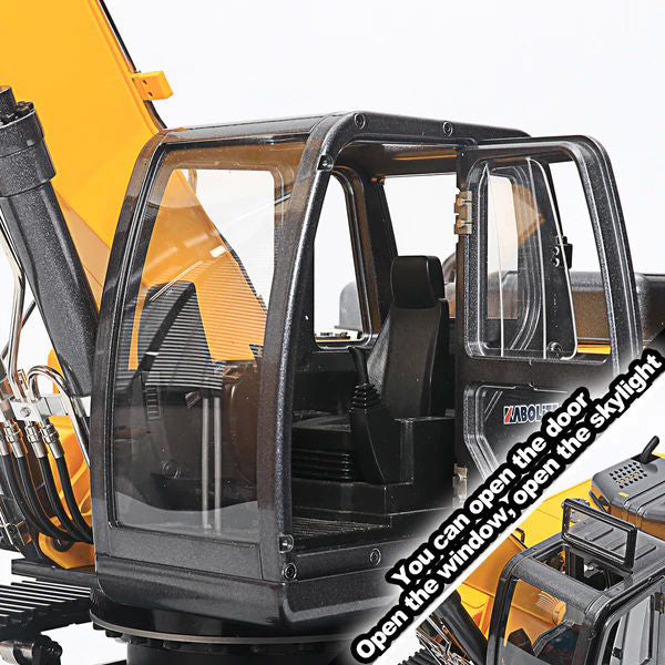 Huina Kabolite 350 Full Alloy Excavator Simulation Hydraulic Excavator High Quality RC Car Toy FUNYAT