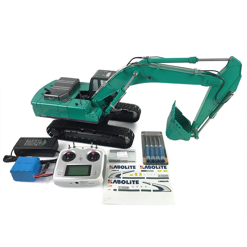 Huina Kabolite 350 Full Alloy Excavator Simulation Hydraulic Excavator High Quality RC Car Toy FUNYAT