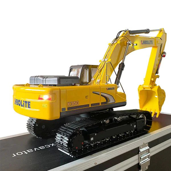 Huina Kabolite 350 Full Alloy Excavator Simulation Hydraulic Excavator High Quality RC Car Toy