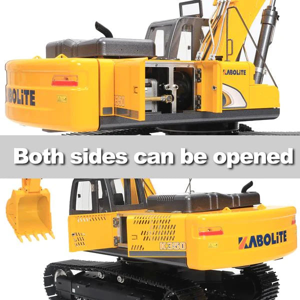 Huina Kabolite 350 Full Alloy Excavator Simulation Hydraulic Excavator High Quality RC Car Toy