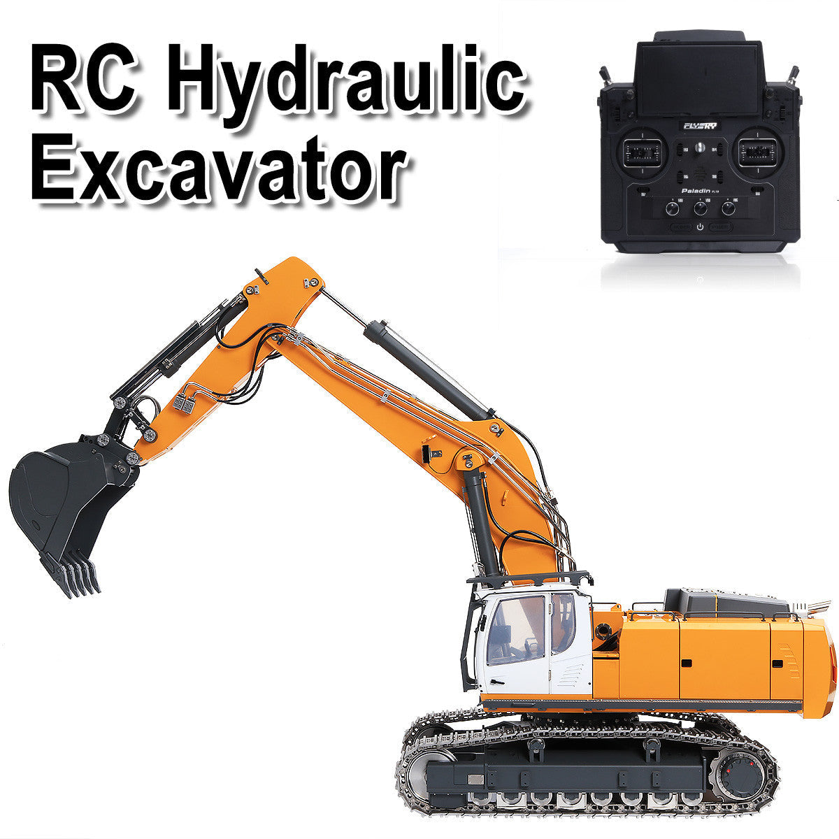 Huina Kabolite 970 Full Alloy Excavator Simulation Hydraulic Excavator RC Car High Quality Toy Gift