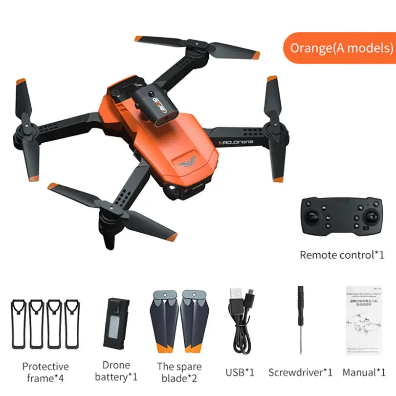 JJRC H106 RC Drone 4 sides Avoid Obstacle WiFi FPV ESC 8K Dual HD Came