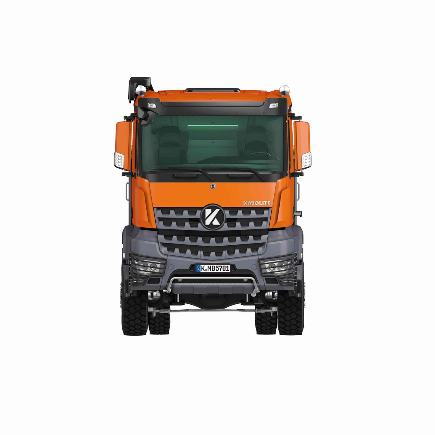 KABOLITE K5701 1/14 Remote Control 4X4 Screw Dump Truck Model Engineering Vehicle Light Model