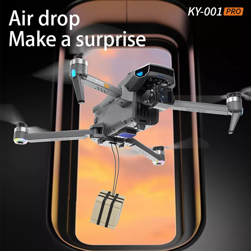 KY001 PRO 3-Axis Gimbal 8K Drone Intelligent Obstacle Avoidance 5G GPS Large size Quadcopter with Screen Remote Control