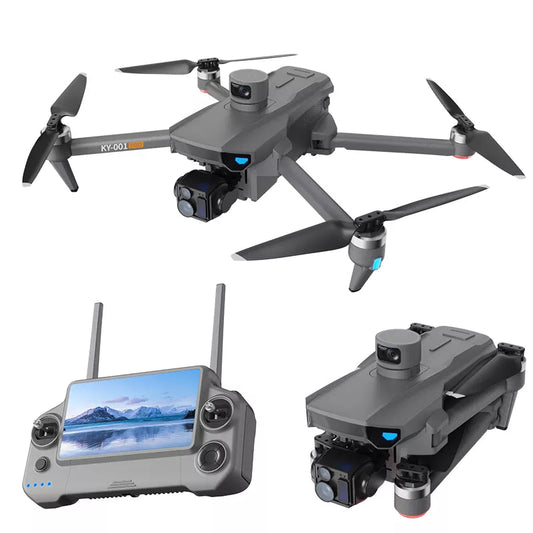 KY001 PRO 3-Axis Gimbal 8K Drone Intelligent Obstacle Avoidance 5G GPS Large size Quadcopter with Screen Remote Control