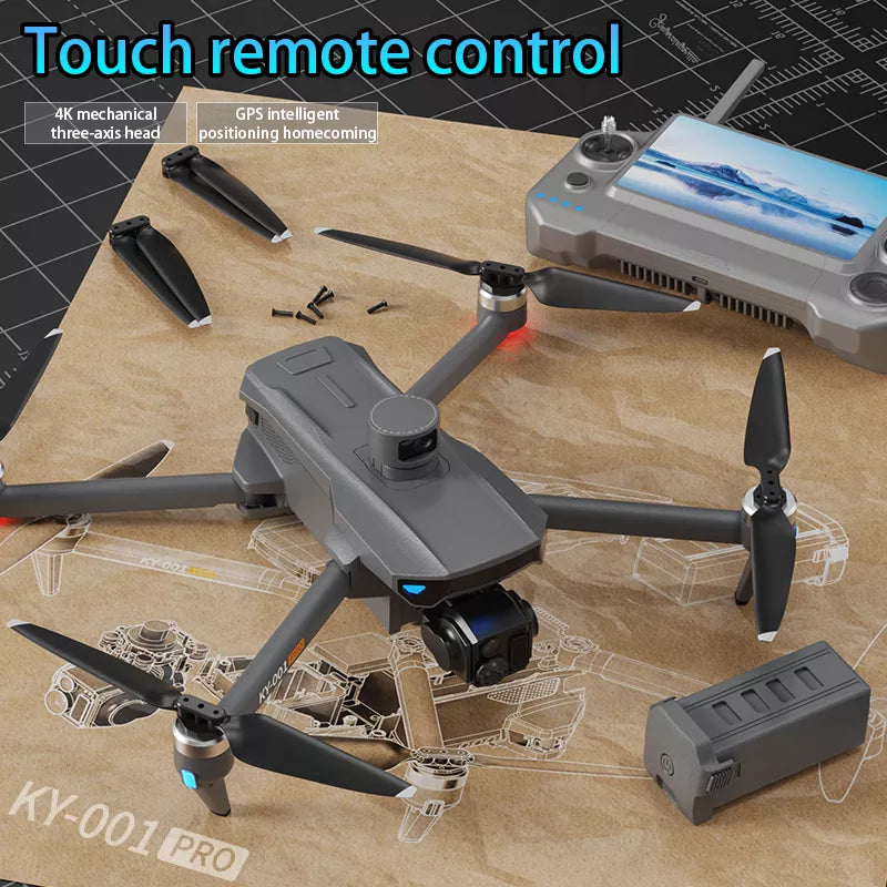 KY001 PRO 3-Axis Gimbal 8K Drone Intelligent Obstacle Avoidance 5G GPS Large size Quadcopter with Screen Remote Control