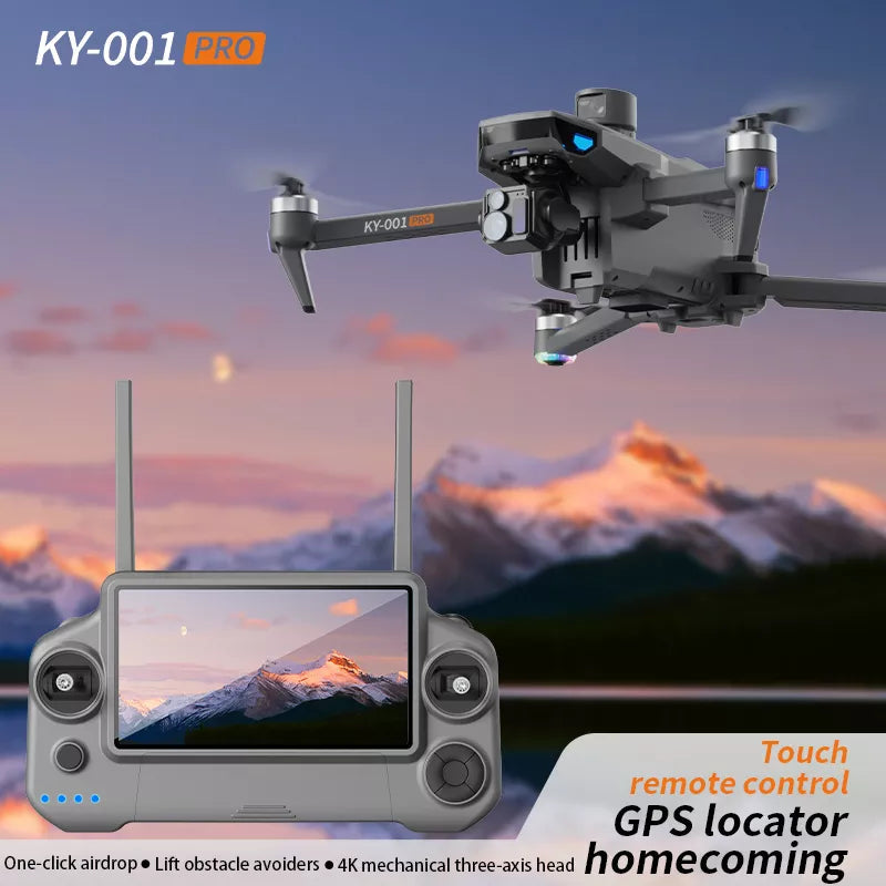 KY001 PRO 3-Axis Gimbal 8K Drone Intelligent Obstacle Avoidance 5G GPS Large size Quadcopter with Screen Remote Control