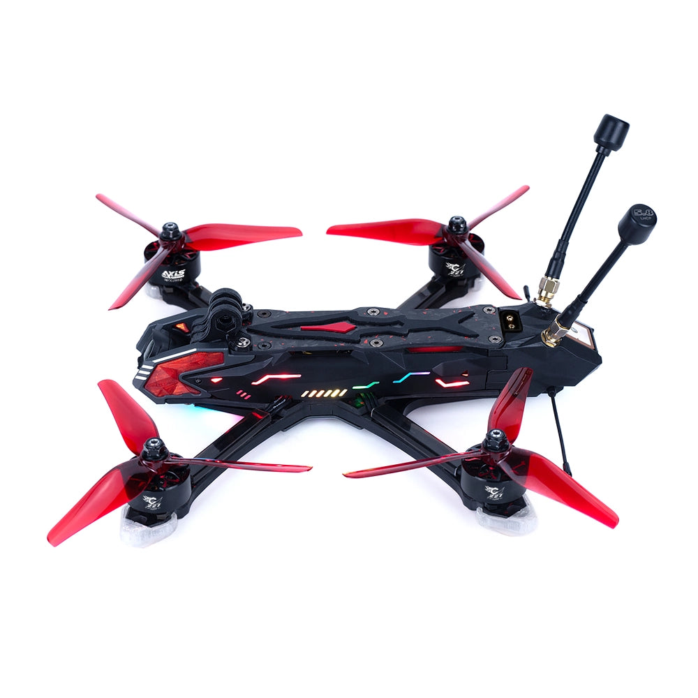 MANTA 5 PRO High Performance DIY 34 LED Drone 6S DJI O3 VTX With GPS DC /Square X Frame For Cinematic/Freestyle FPV Kits