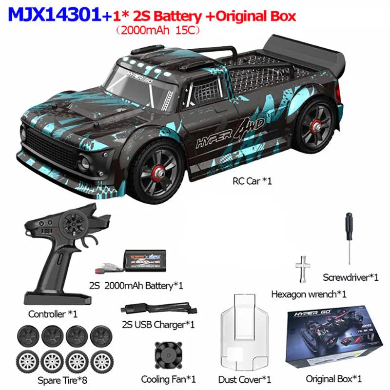 MJX 14301 14302 HYPER GO RC Car 1/14 4WD Brushless Drift Rally Car