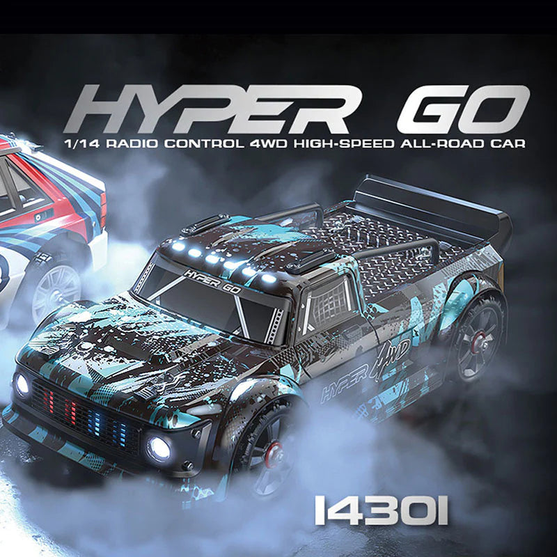 MJX 14301 14302 HYPER GO RC Car 1/14 4WD Brushless Drift Rally Car 2.4G Buggy Metal Chassis Hydraulic Shock Absorber RC Toys