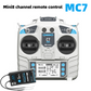 MicroZone MC7 Mini V2 2.4G Controller Transmitter with MC8RE V2 Receiver Radio System for RC Aircraft Drones Multirotor Helicopters