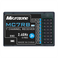 MicroZone MC7 Mini V2 2.4G Controller Transmitter with MC8RE V2 Receiver Radio System for RC Aircraft Drones Multirotor Helicopters