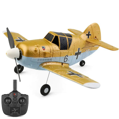 XK A250 2.4G 4CH 3D/6G 6-Axis Stunt Fighter Fixed Wing Glider RC Airplane Outdoor RTF 3 Battery - rc airplane | FUNYAT