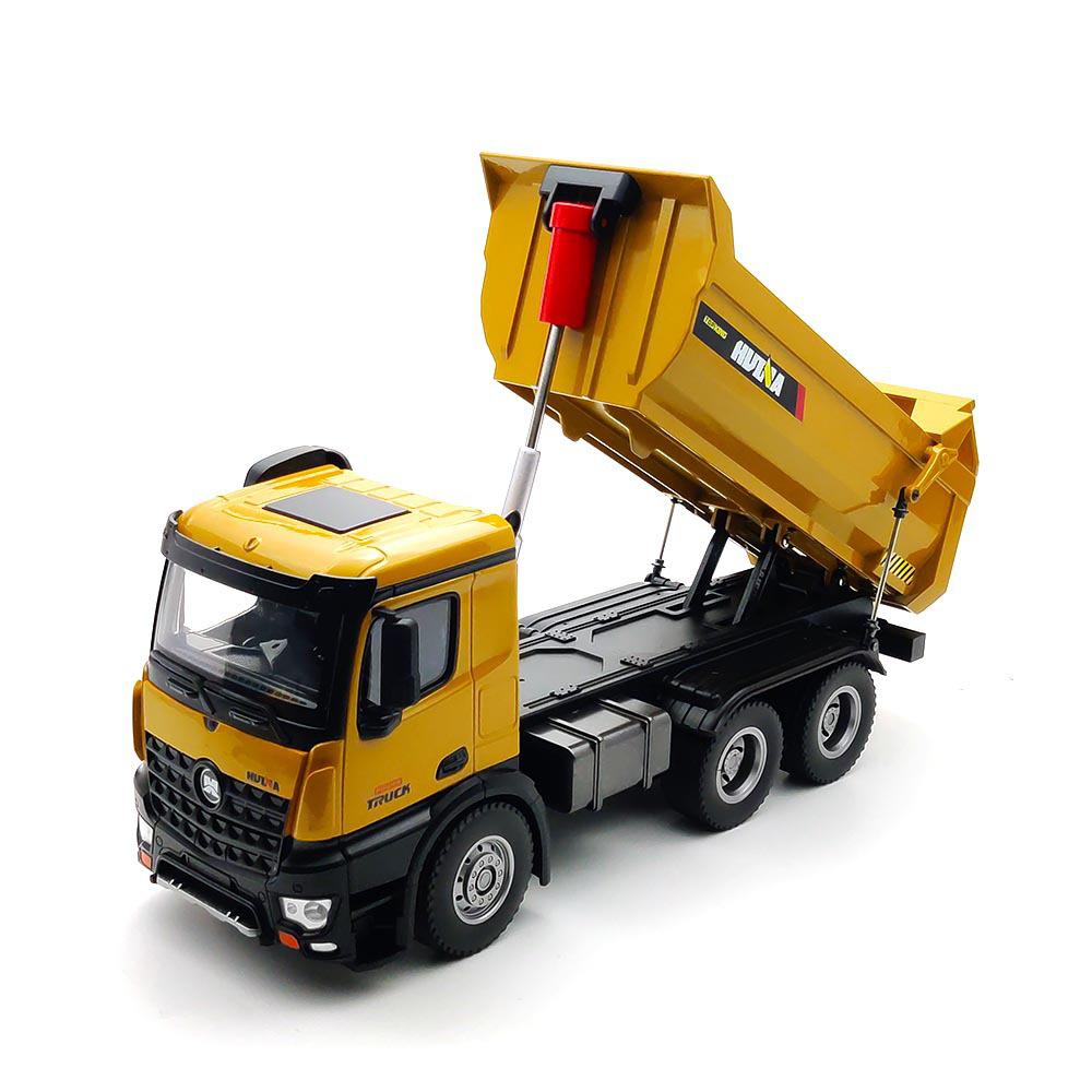 Huina 1582 Alloy Dump RC Car Large Scale 1:14 10CH Mine Transportation Truck Toys