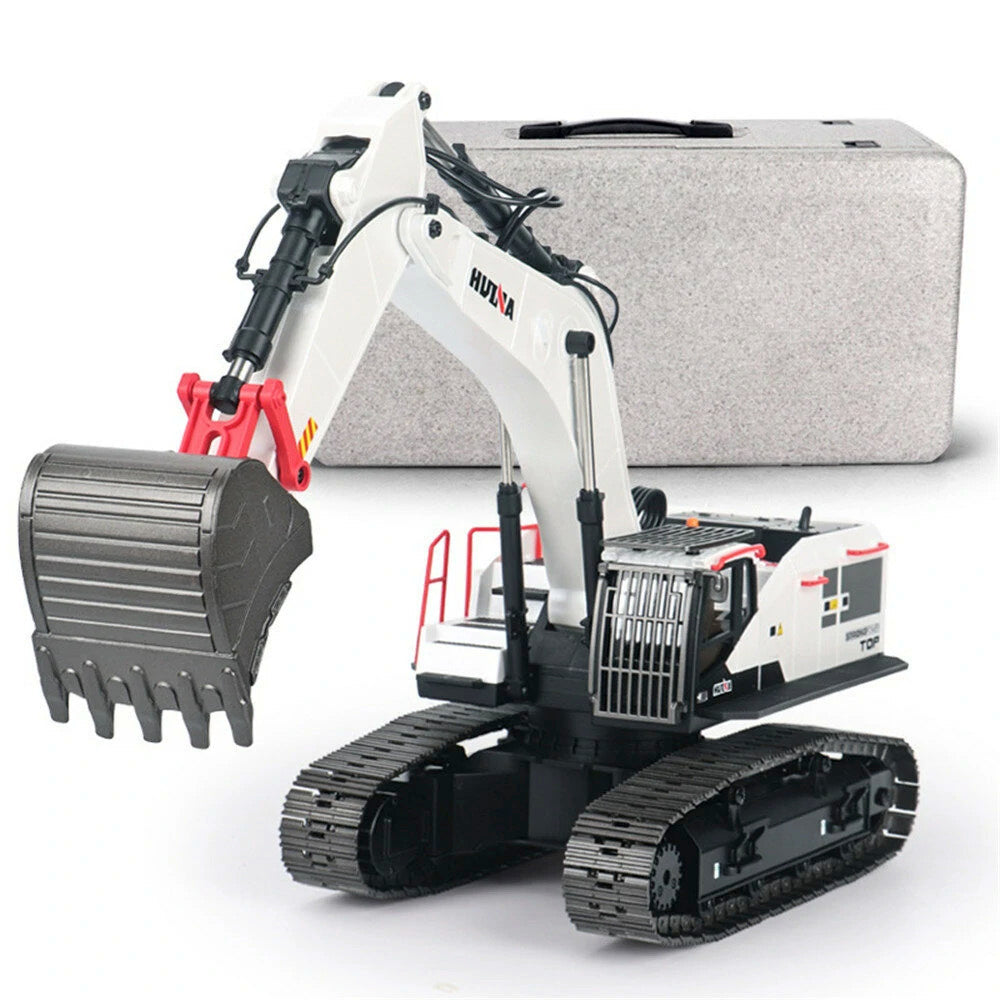 Huina 1594 Alloy Excavator 1:14 2.4G 22CH With LED Light/Sound Excavator Toys