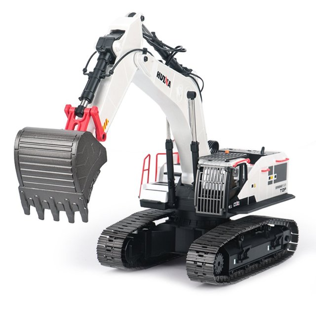 Huina 1594 Alloy Excavator 1:14 2.4G 22CH With LED Light/Sound Excavator Toys