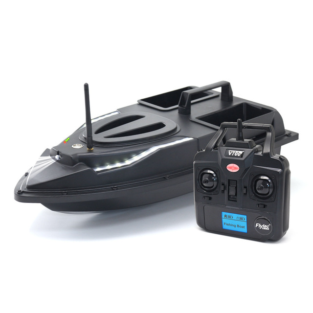 RC Bait Boat V700 GPS 500M Auto Driving Auto Return Hoppers Load 2KG With Steering Light For Fishing Cast Fishing Net