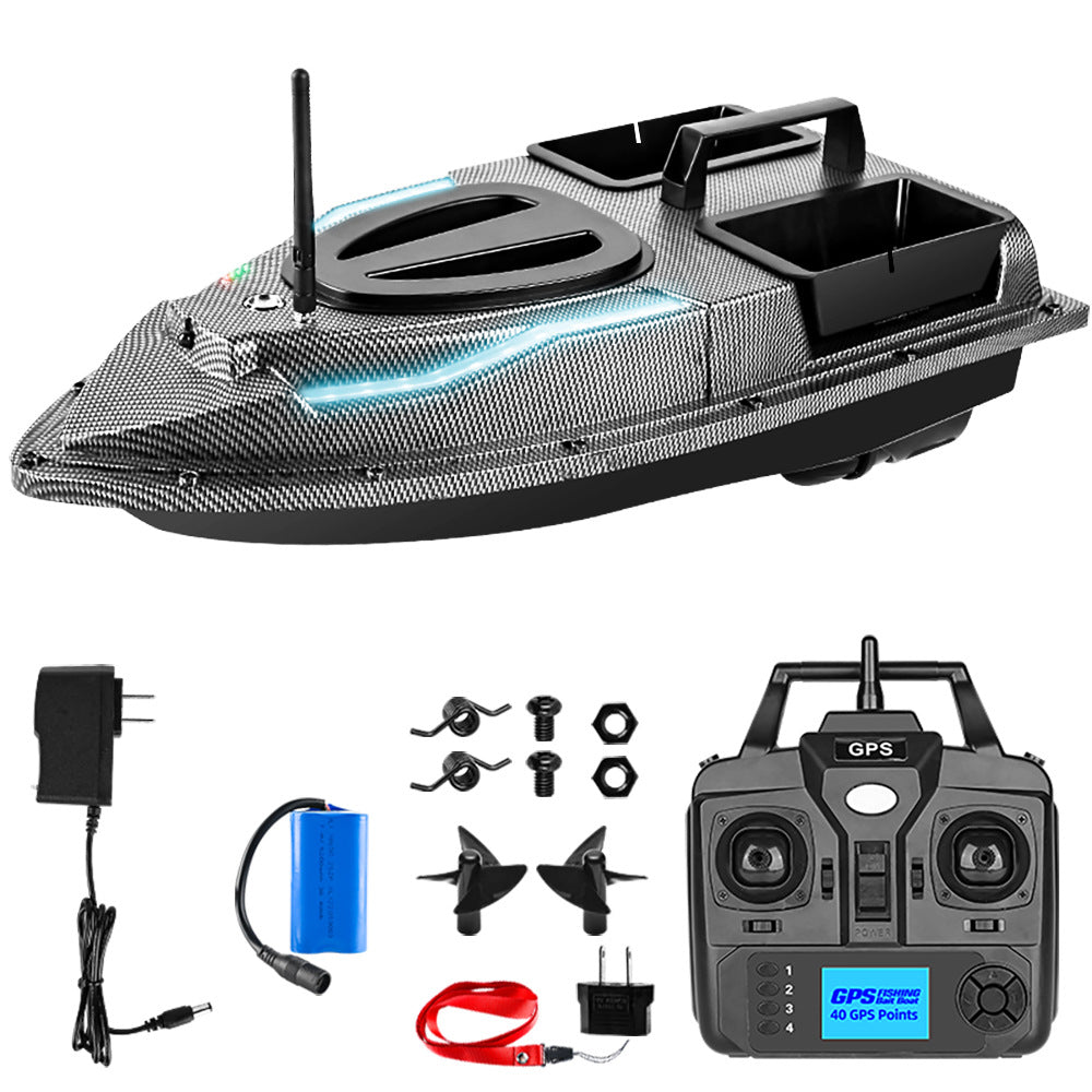 RC Bait Boat V900 GPS 40 Points 500M Auto Driving Auto Return 1.5KG With Steering Light For Fishing Cast Fishing Net