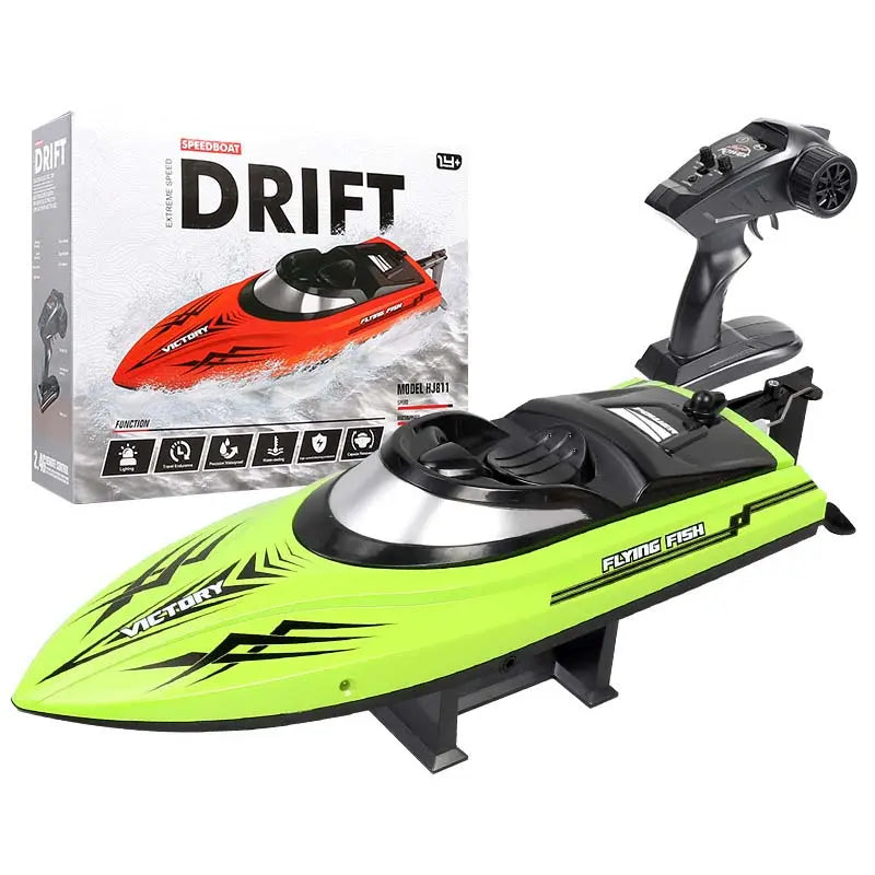 RC Boat HJ811 2.4Ghz High Speed RC Water Speed Boat Sealed Waterproof